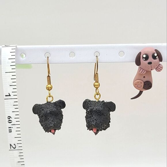 2 pairs Dog earrings,  pierced - Picture 4 of 5